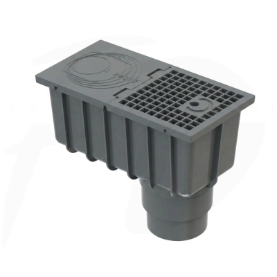 Osadnik/but Premium PVC firmy KROP kolor gtafitowy RAL7016